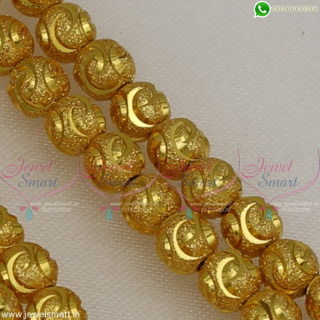 Best Selling Jewellery Accessory Golden Beads 5MM Multipurpose Online JB22529