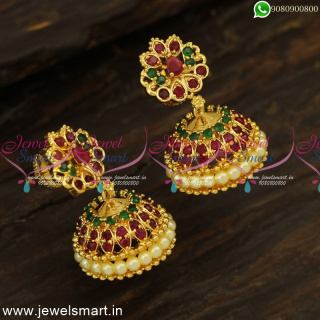 Cute Jimikki Kammal Dance Jewellery Accessories for Kuchipudi Bharathanatyam J24831
