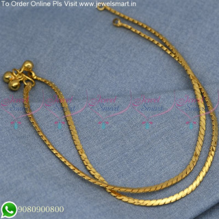 Find The Right Gold Plated Anklets For Thin Design P25078