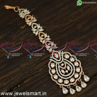 Glowing Like LED Rose Gold Papidi Billa For Brides Brighter than Diamonds T24153