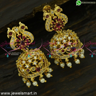 Gold Plated Newest Jhumka Earrings at Special offer Price Grab It J25015