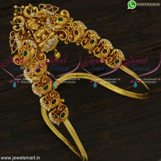 Gorgeous Temple Vanki Designs U Shape Bajuband Traditional South Indian Jewellery