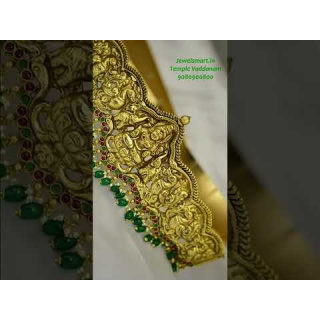 30 to 38 Inches Gajalakshmi Majestic Temple Vaddanam Belt Wedding Jewellery  H24932