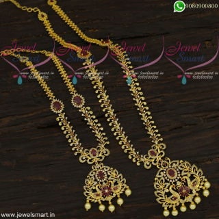 Jewellery Set For Wedding Short and Long Necklace Combo Online Shopping