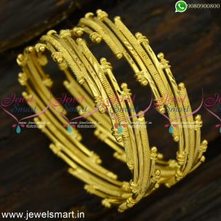 Kambi Valayal Gold Kangan Designs Bangles For Women Covering Jewellery Online B24864