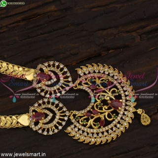 Long Chains Pendant Gold Plated Haram New Fashion South Jewellery CS21341