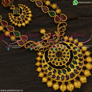 Mani Maalai Designer Jewellery Beads and Stone Chain Multi Layer Online NL22083
