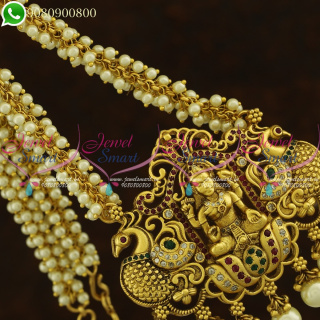 Pearl Temple Jewellery Collections Traditional South Indian Designs Online NL21011