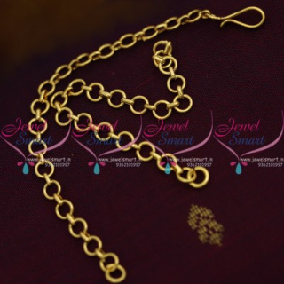 C9168 Extension Back Chain Gold Plated 8 Inches Length Suitable Necklace Haram