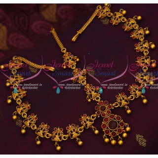 H14284 Bridal Damini Mathapatti Gold Design Traditional Hair Jewellery Bridal Shop Online