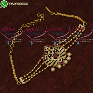 Vanki Baju Band American Diamond Jewellery Designs Bridal Collections Online V20672