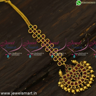 Traditional Indian Bridal Gold Maang Tikka Design Kemp Jewellery Online T24728