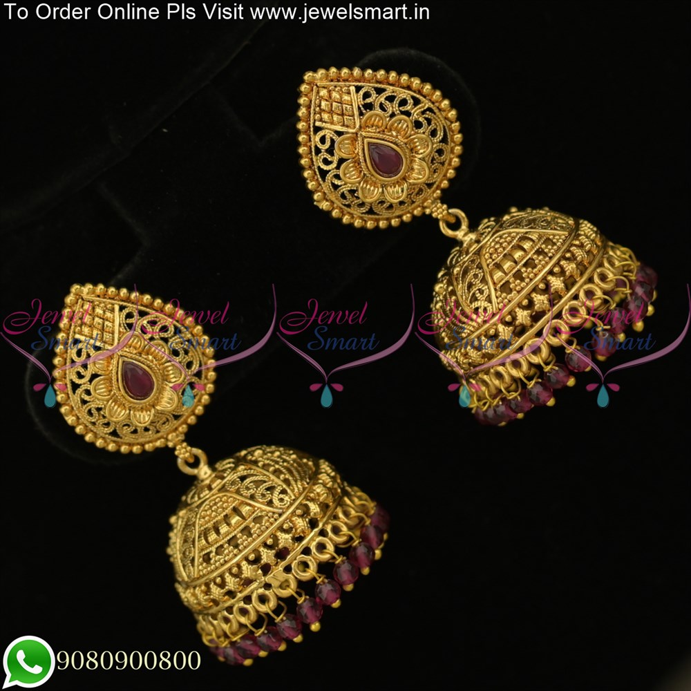 Totaram Jewelers Online Indian Gold Jewelry store to buy 22K Gold Jewellery  and Dia… | Wedding accessories jewelry, Temple jewellery earrings, Gold earrings  designs