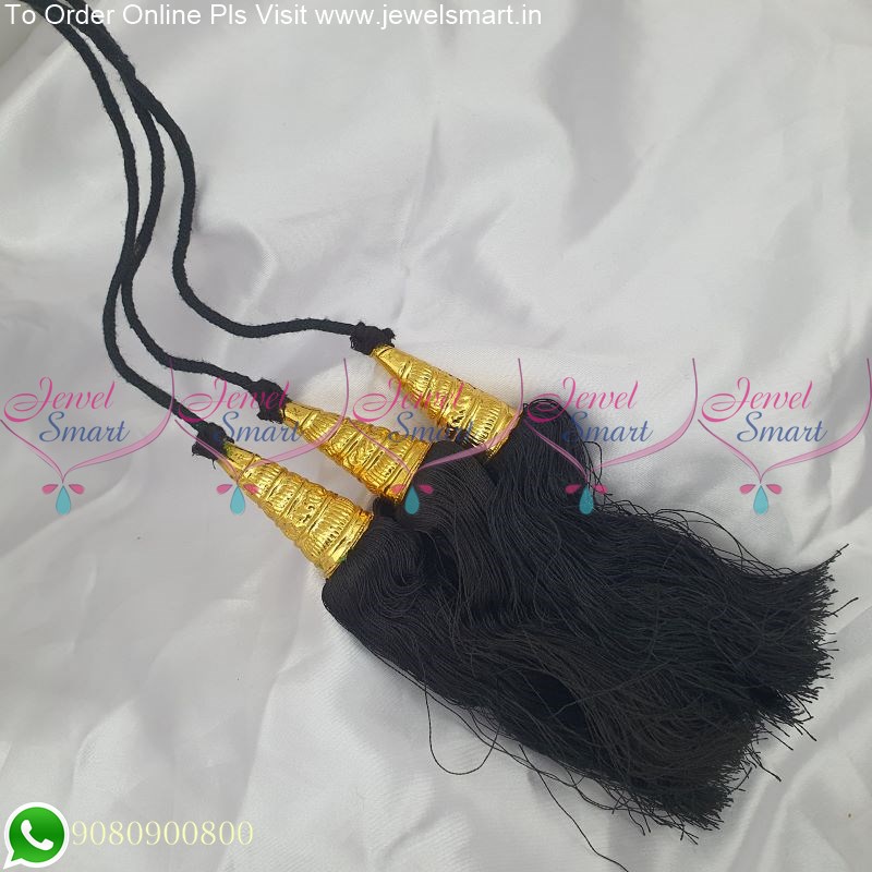 Red Kemp Stone Jada Kunjalam Kuppulu Hair Jewellery Adult Size