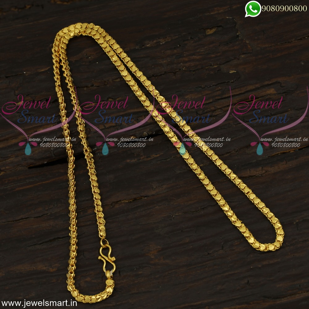 indian gold chain designs for women