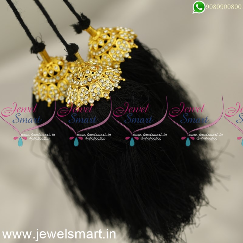 Short Braided False Hair & Kunjalam Pranda For Amman VaraLakshmi Buy Now 15
