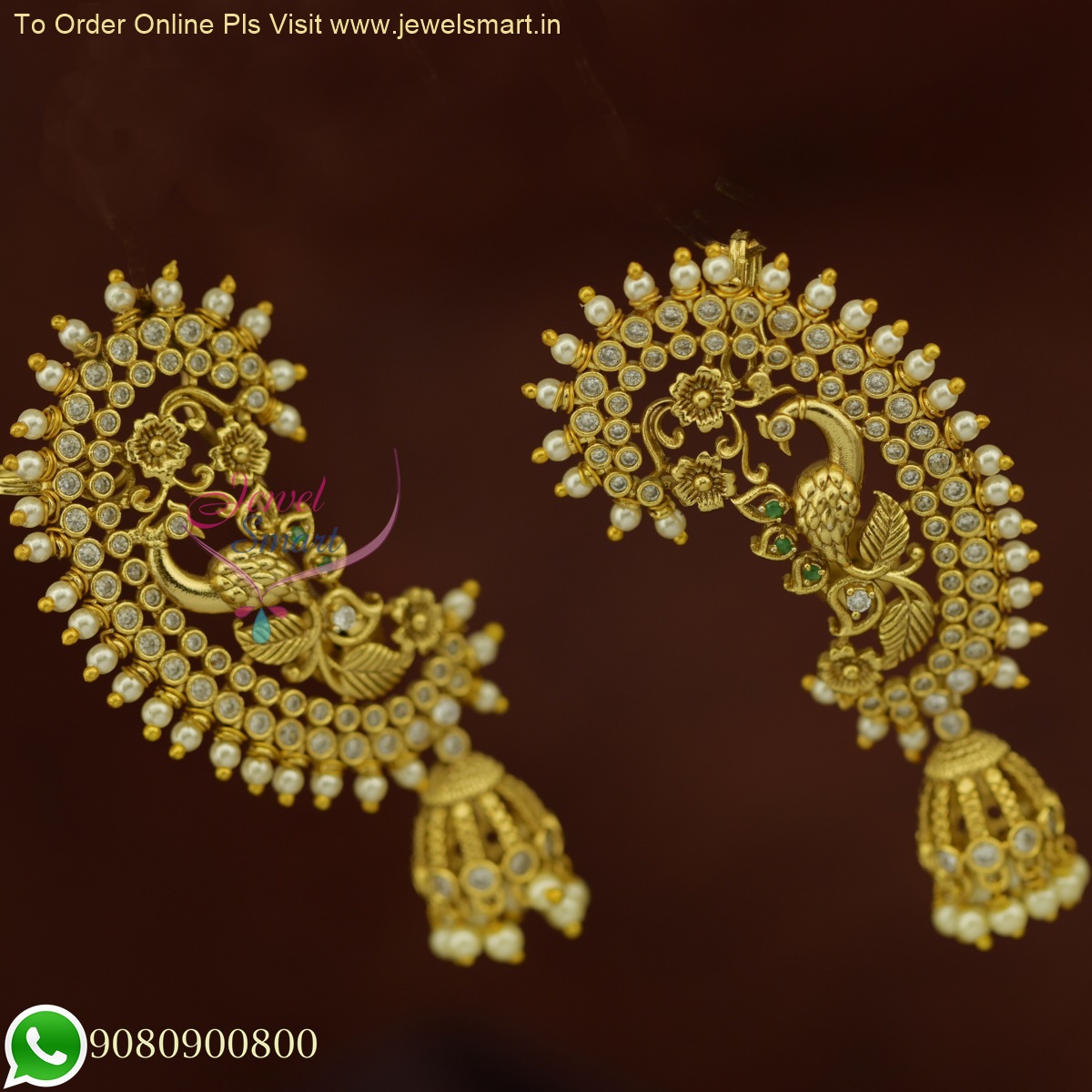 Ear Cuffs Buy Cuff Earrings  Ear Clips Online at Best Price  Anuradha  Art Jewellery