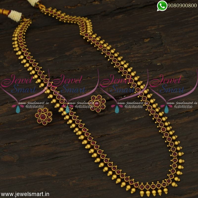 Latest Pearl Necklace Set Ideas For Saree | South Indian Jewels