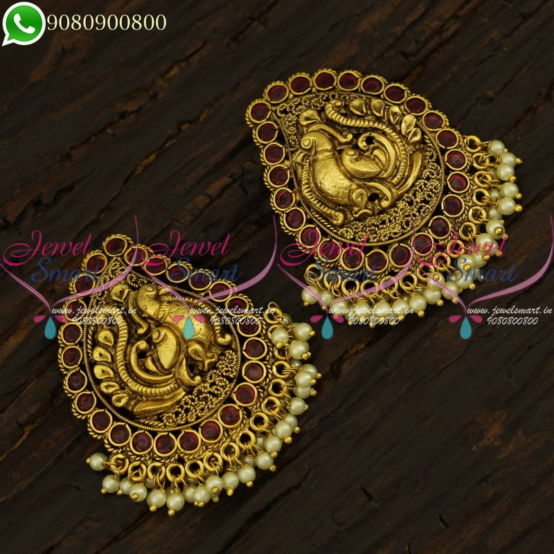 Pacchi Kundan Jhumka Earrings/ Indian Traditional Kundan Earrings –  AryaFashions